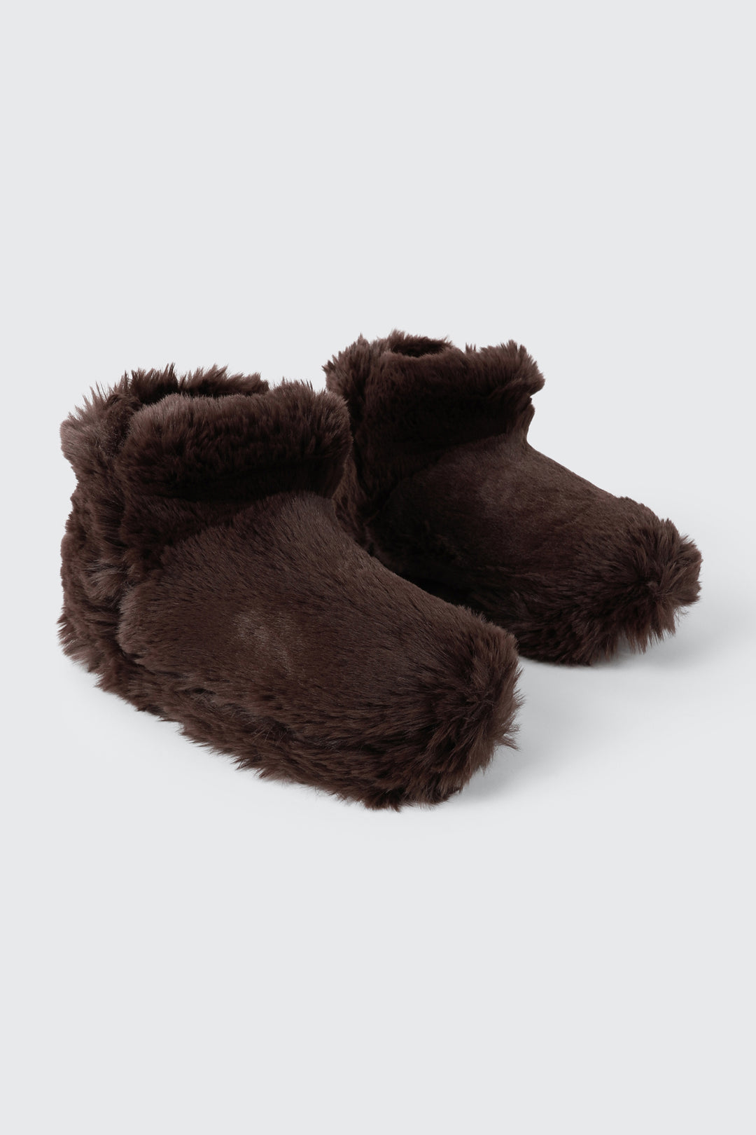 Faux Fur Bootie Slippers