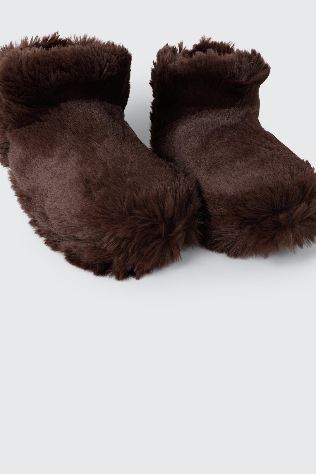 Faux Fur Bootie Slippers