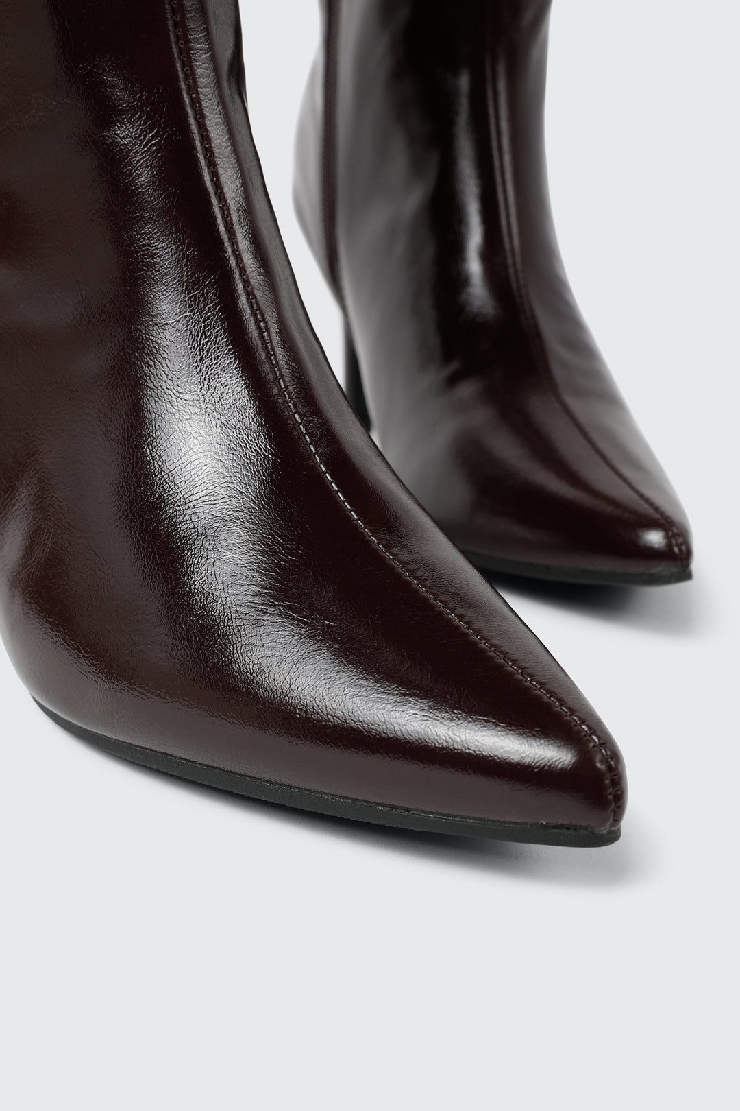 Pointed Toe Knee High Boots