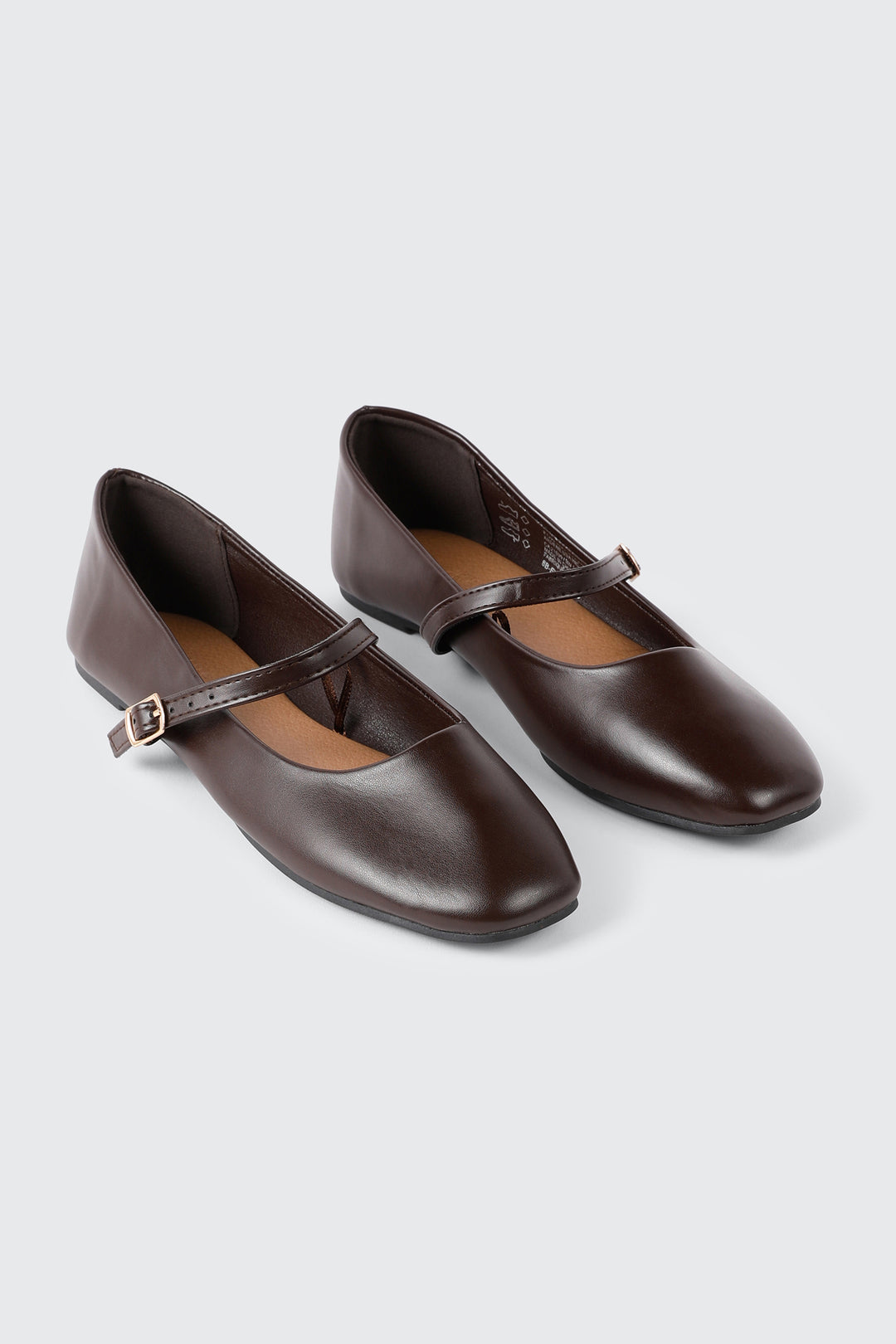 Ballerines Mary Jane à bout pointu