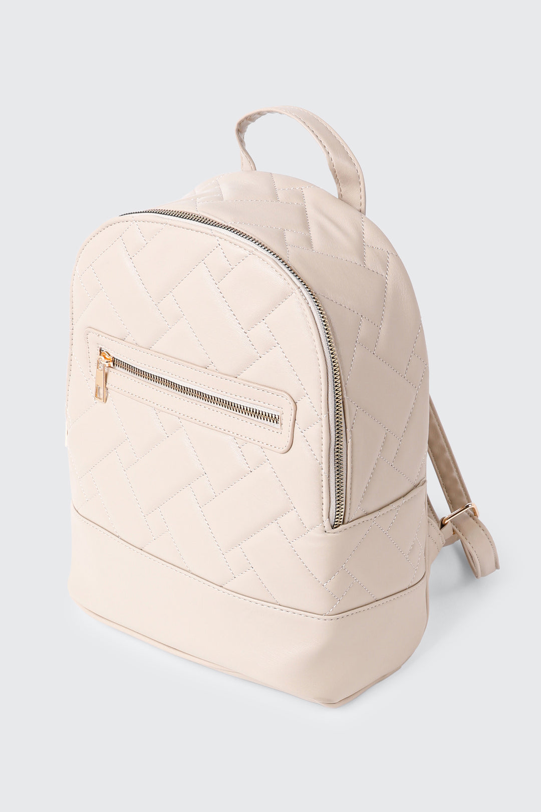 Quilted Nylon Backpack