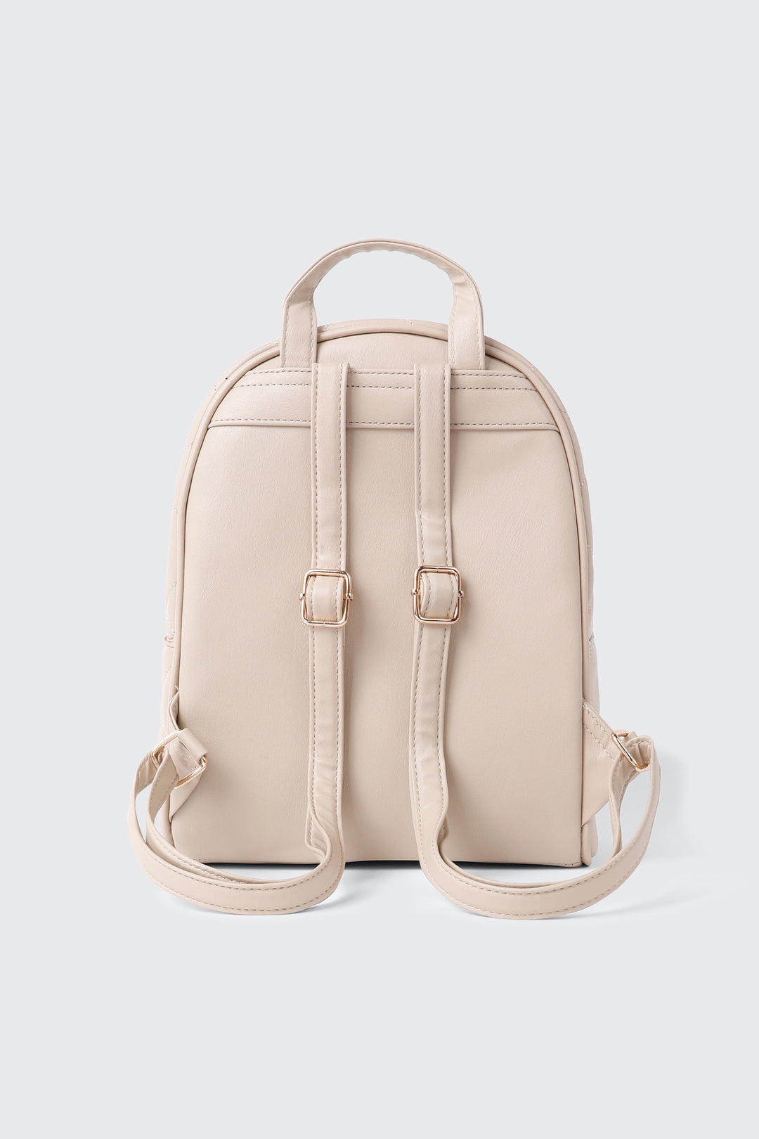 Quilted Nylon Backpack