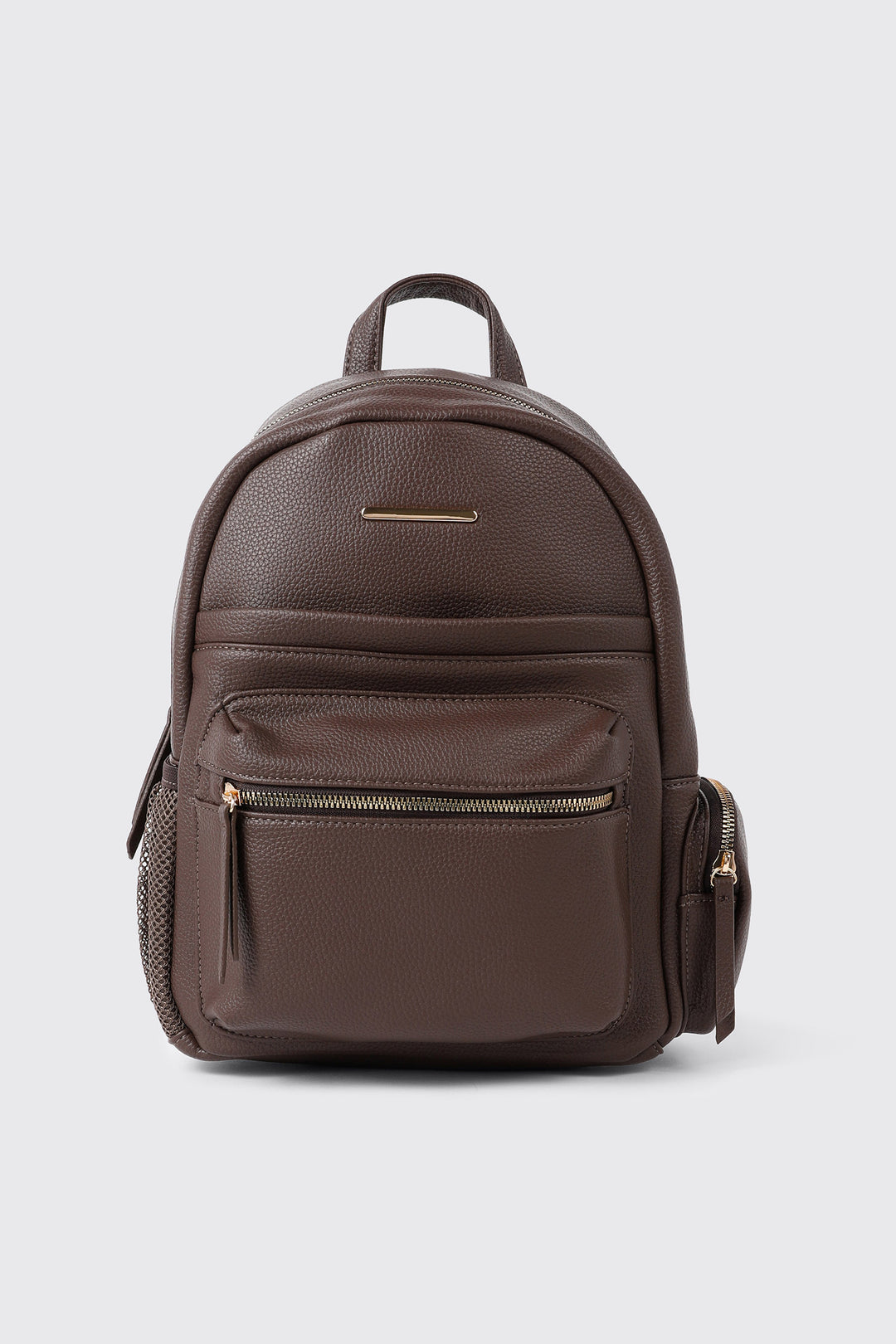 Ardene Women's Pebbled Backpack in Brown