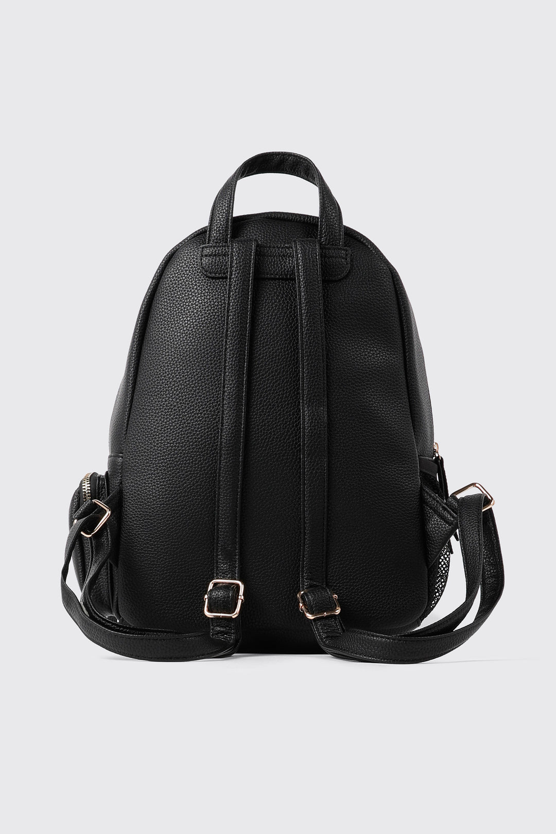 Pebbled Faux Leather Backpack