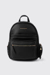 Pebbled Faux Leather Backpack