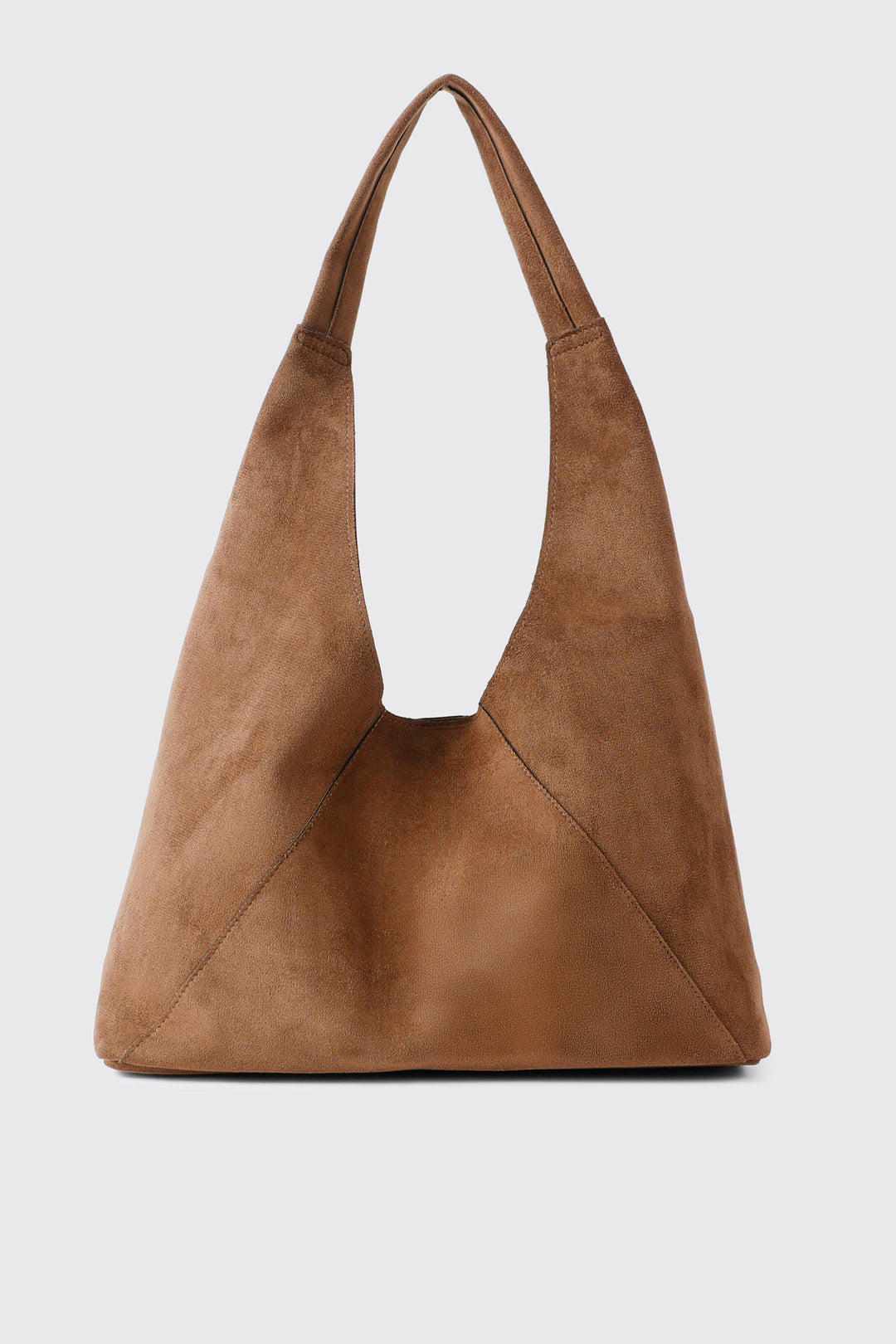 Faux Suede Tote Bag