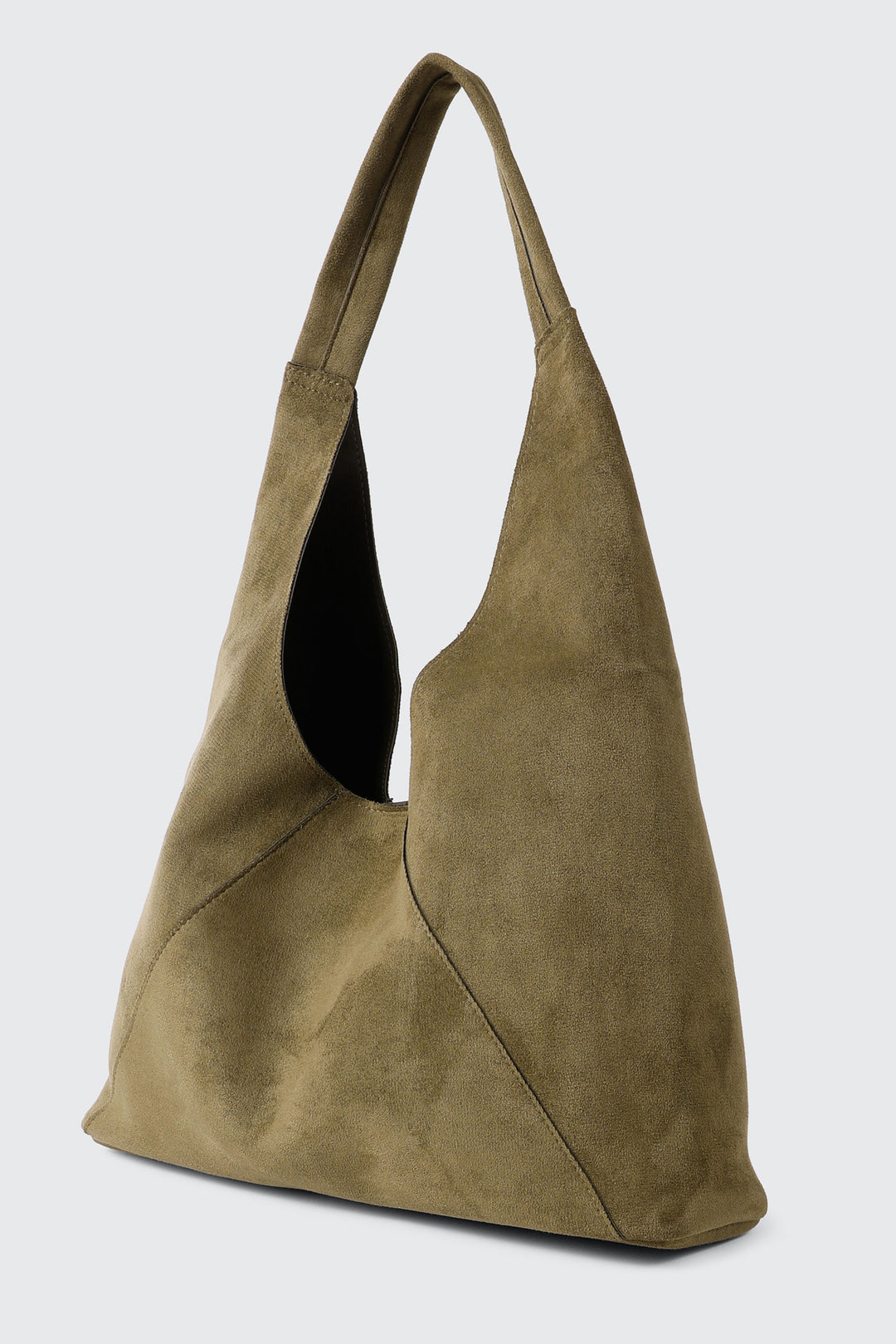 Faux Suede Tote Bag