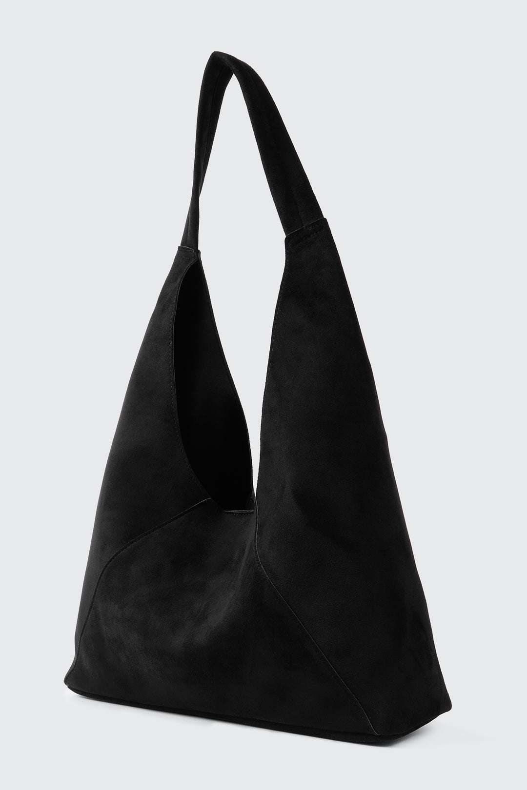 Faux Suede Tote Bag