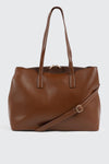 Faux Leather Tote Bag