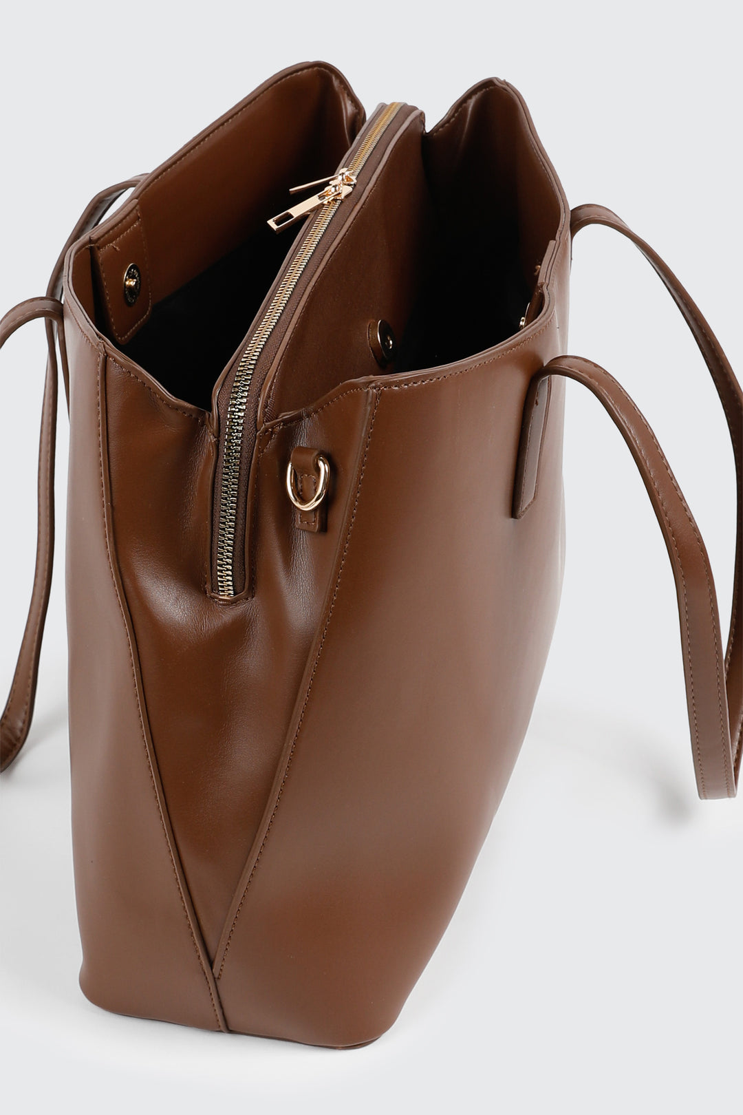 Faux Leather Tote Bag