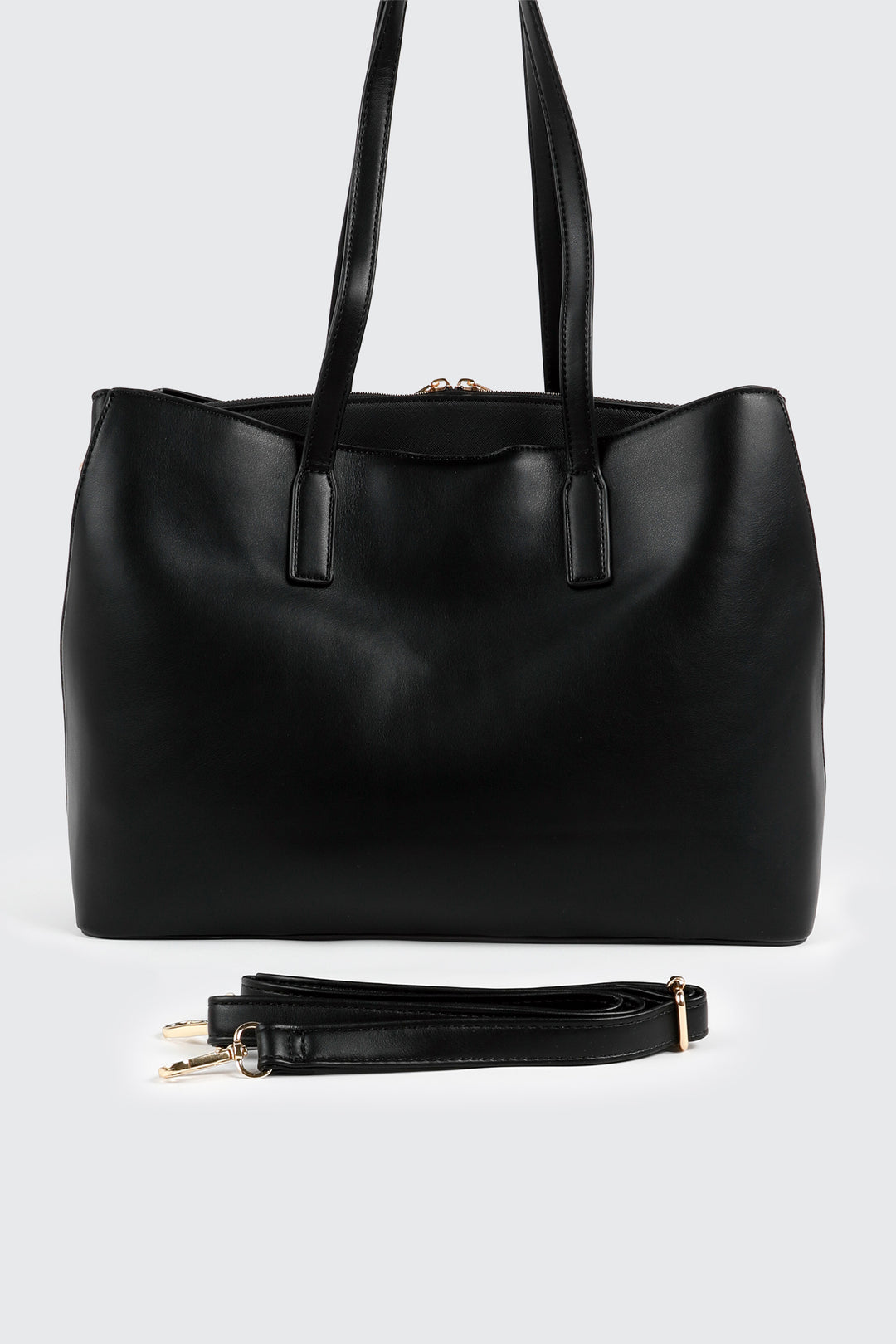 Faux Leather Tote Bag