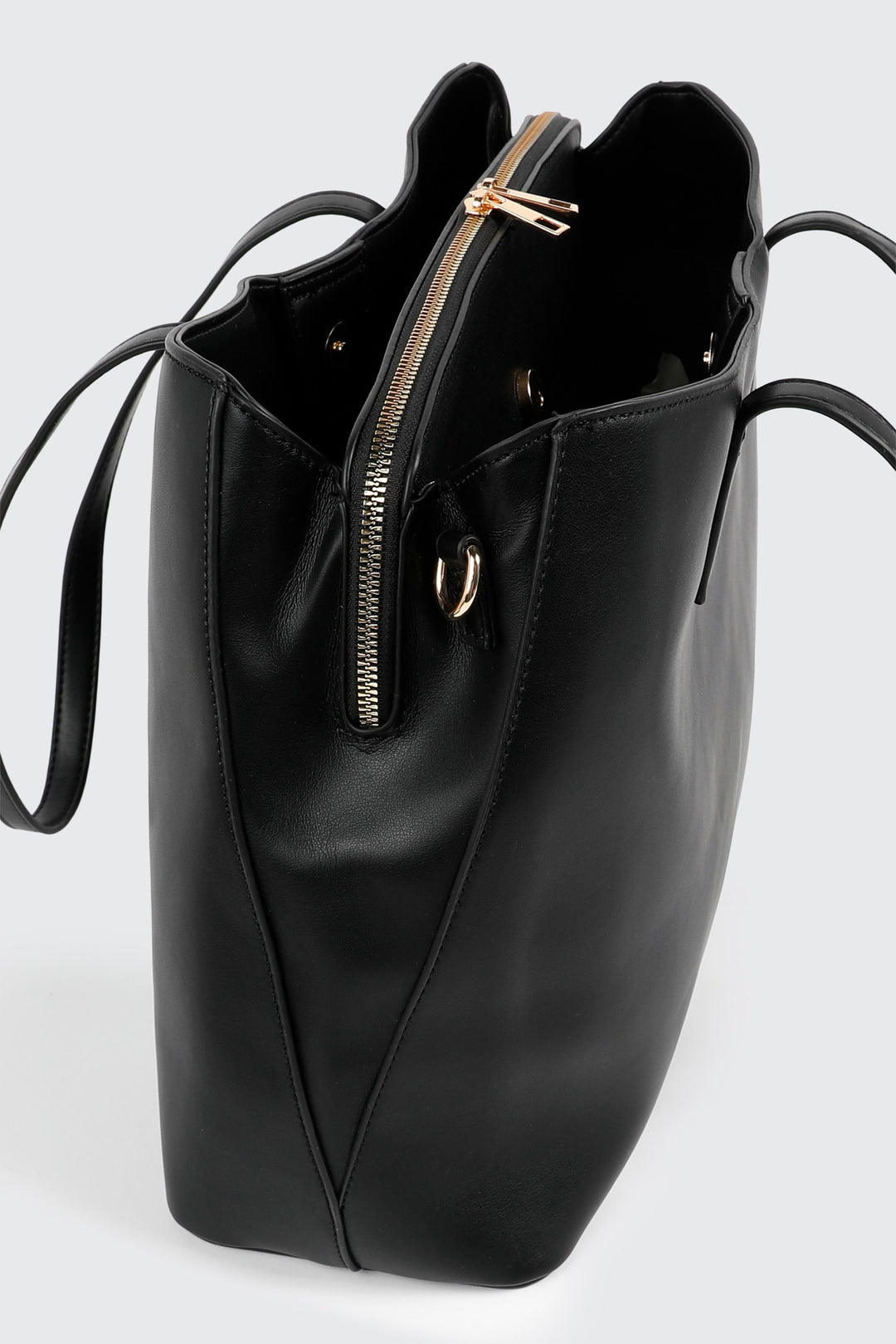 Faux Leather Tote Bag