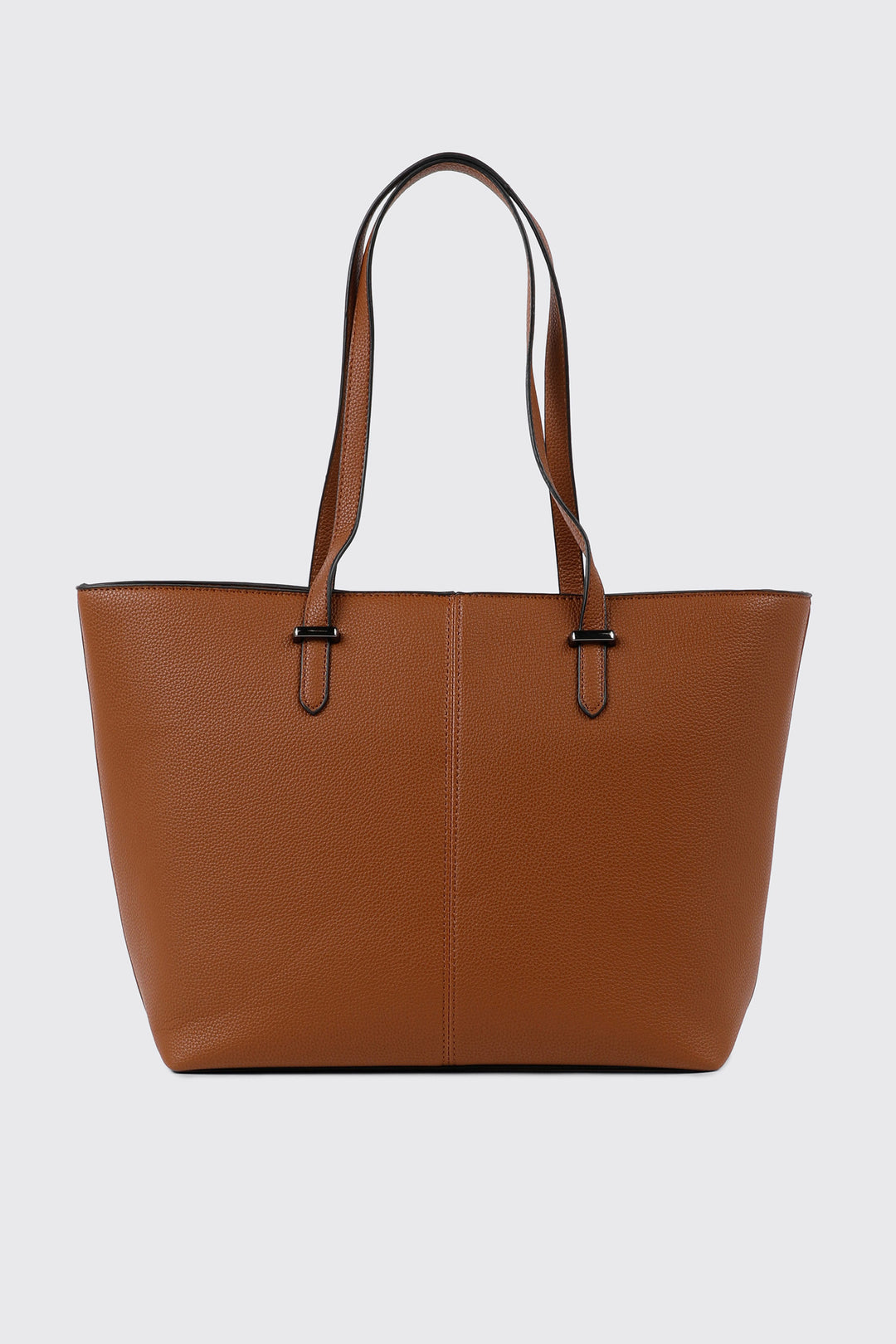 Pebbled Faux Leather Tote
