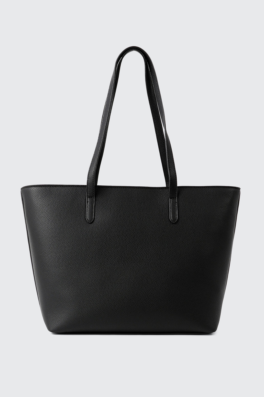 Pebbled Faux Leather Tote