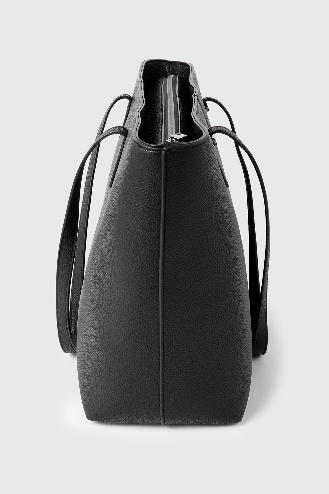 Pebbled Faux Leather Tote