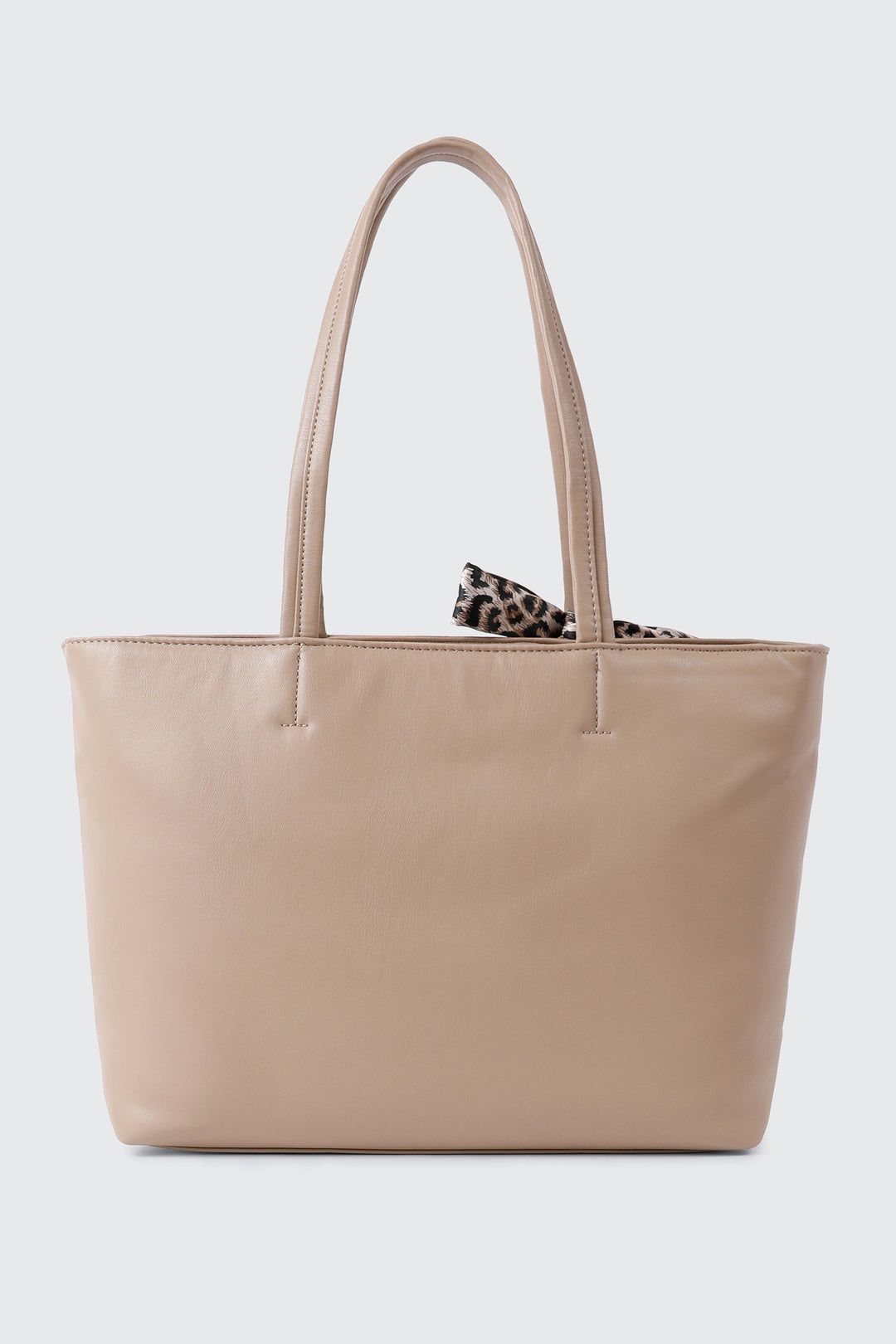 Large Tote Bag with Scarf & Tassel