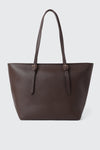 Faux Leather Pebbled Tote Bag