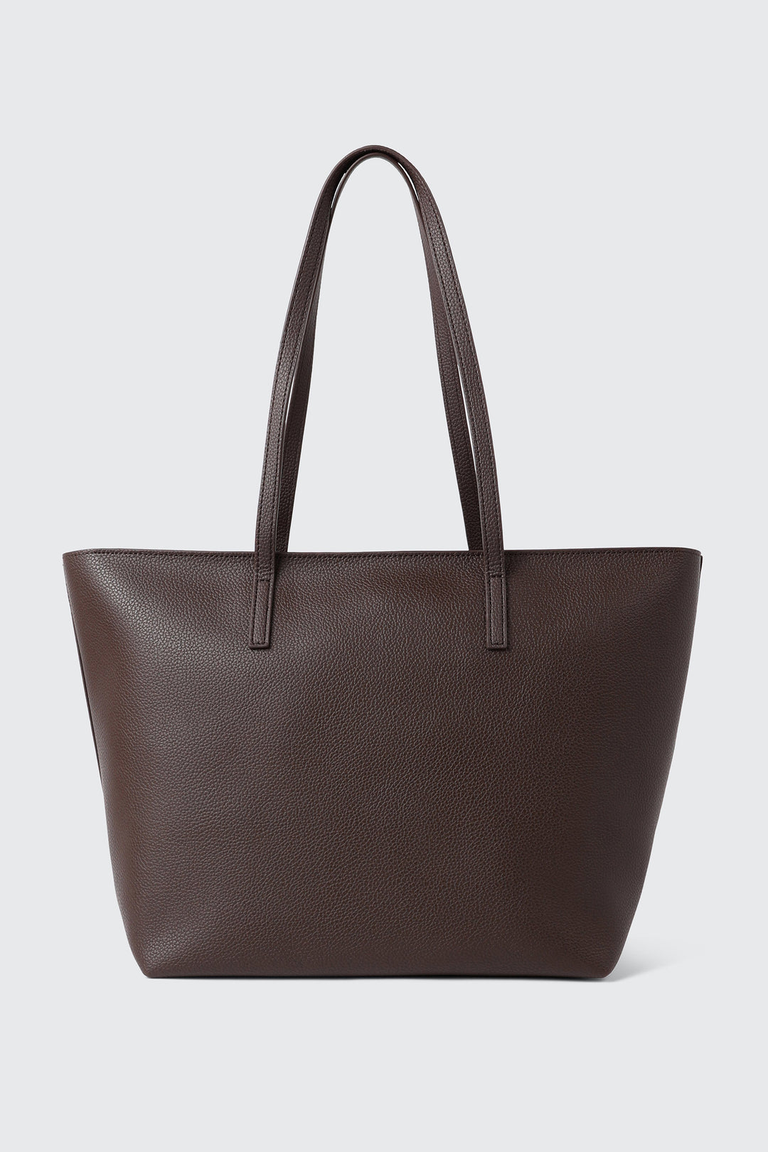 Faux Leather Pebbled Tote Bag