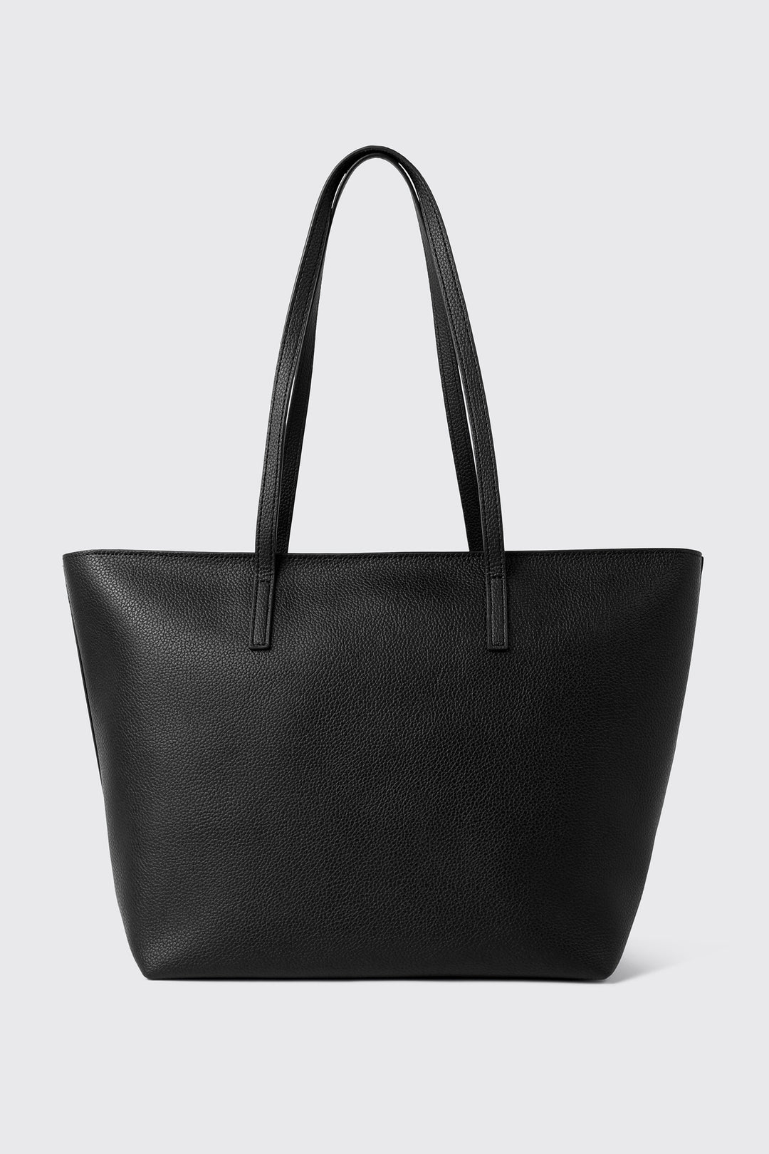 Faux Leather Pebbled Tote Bag