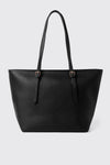 Faux Leather Pebbled Tote Bag