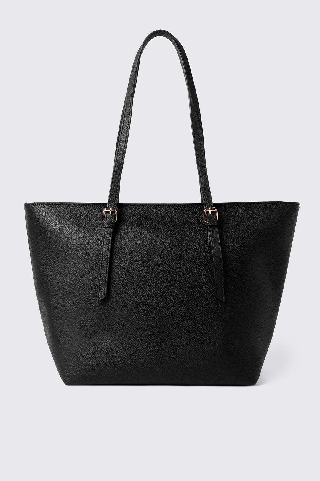 Faux Leather Pebbled Tote Bag