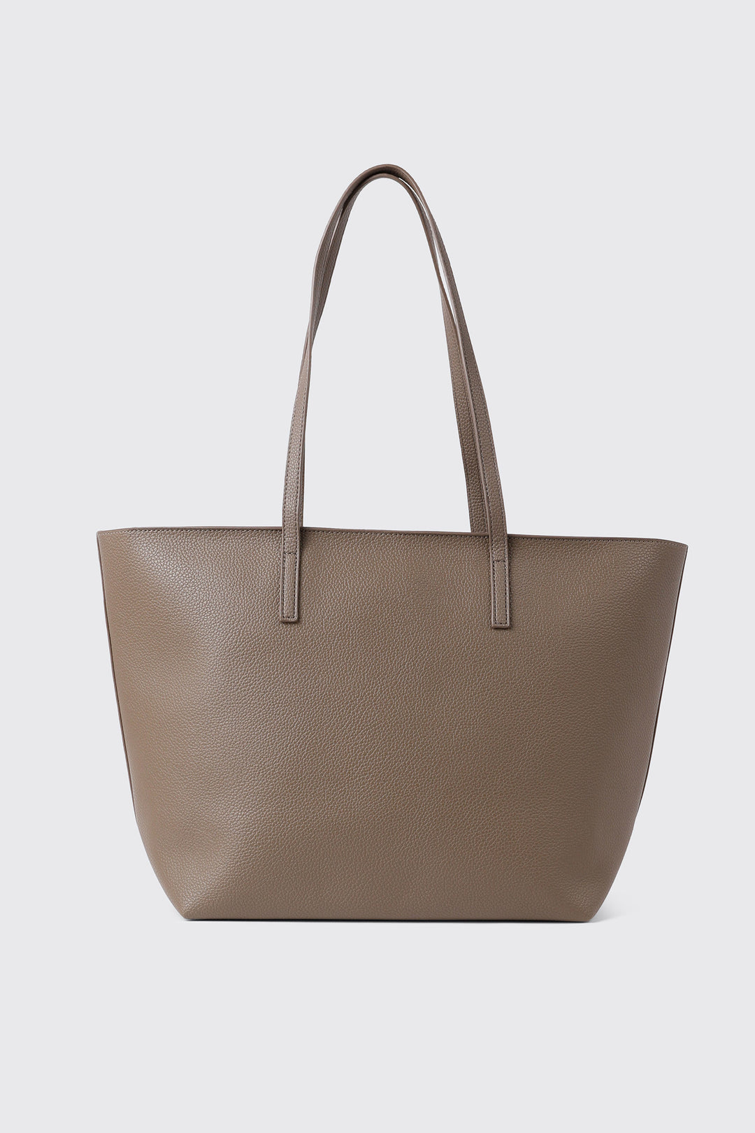 Faux Leather Pebbled Tote Bag