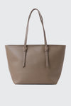 Faux Leather Pebbled Tote Bag