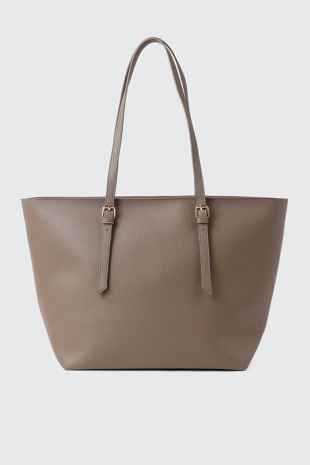 Faux Leather Pebbled Tote Bag