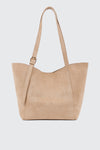 Faux Suede Tote