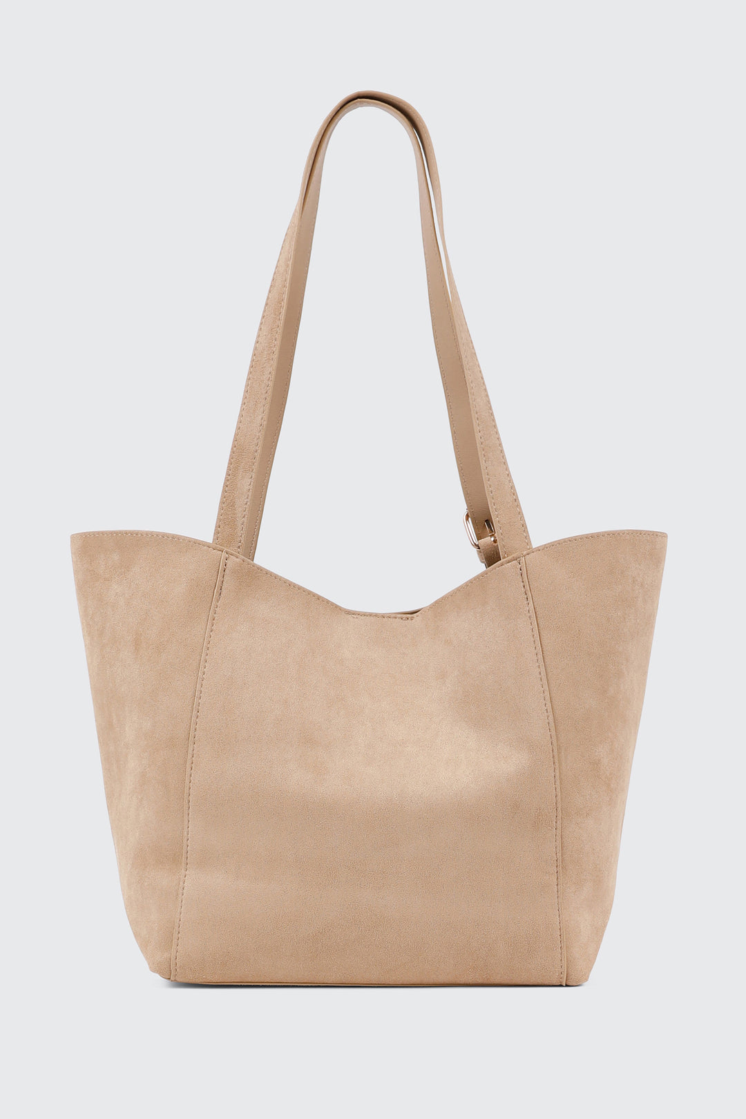 Faux Suede Tote