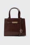 Croc Embossed Small Tote