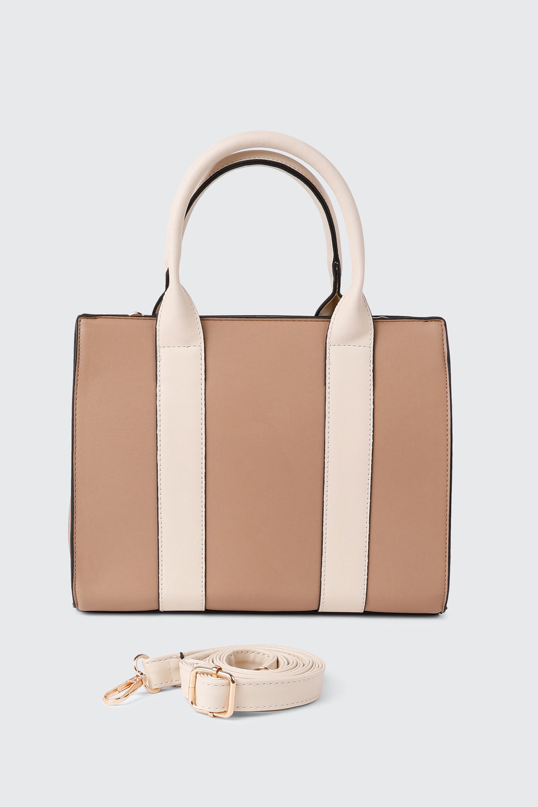 Two-Tone Small Tote