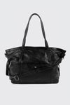 Slouchy Faux Leather Tote