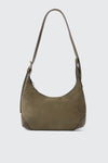 Faux Suede Shoulder Bag
