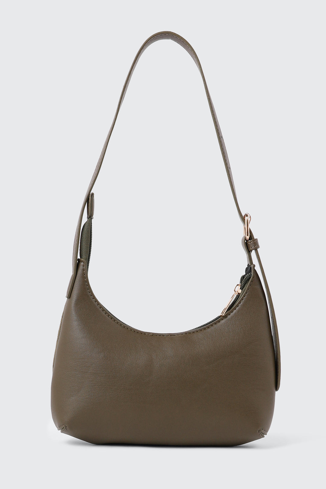 Faux Suede Shoulder Bag