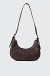 Faux Leather Shoulder Bag