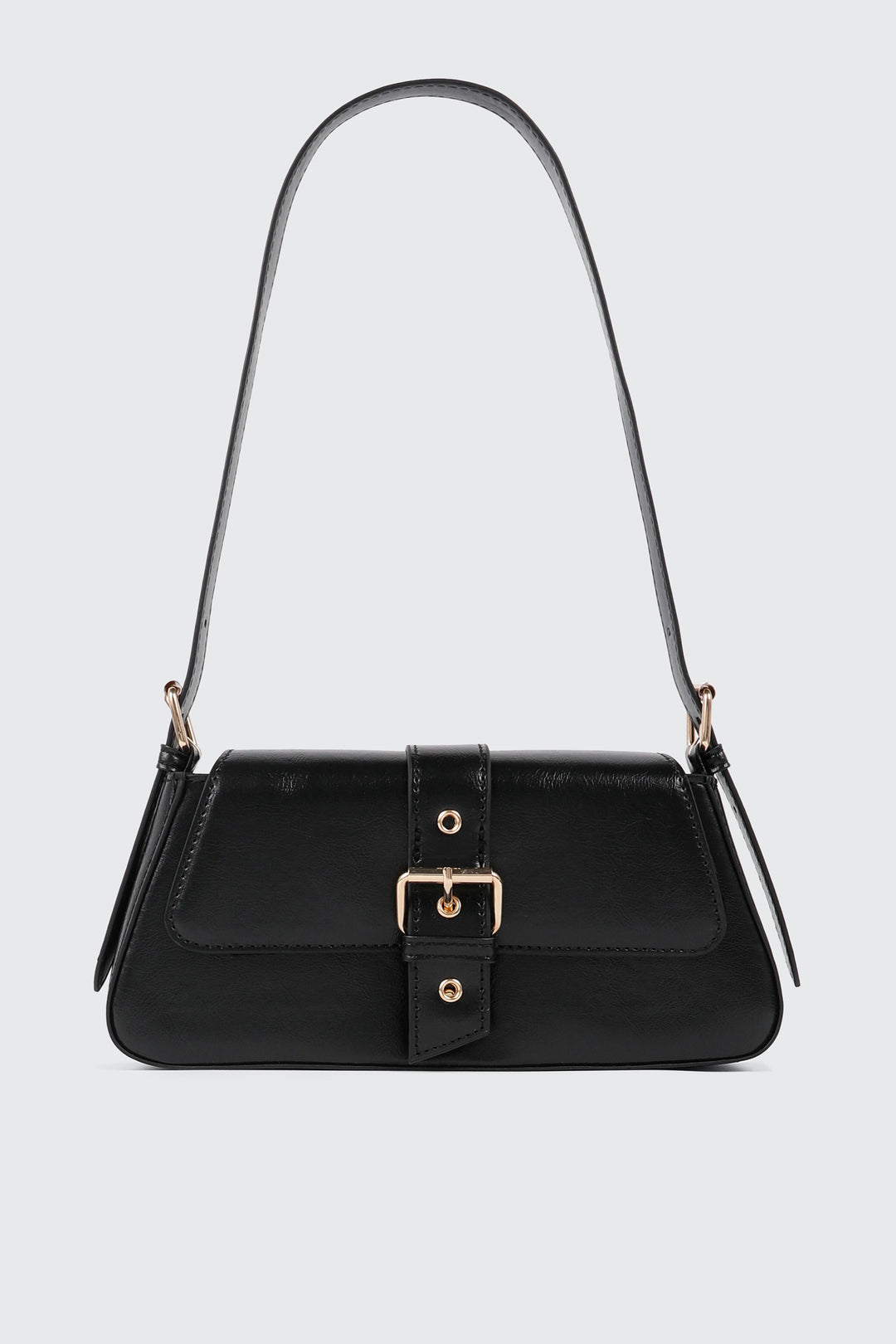 Faux Leather Shoulder Bag