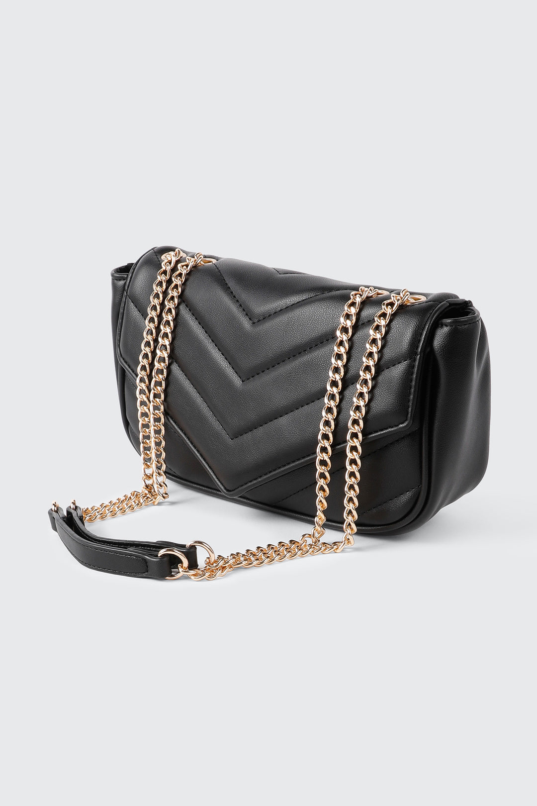 Smooth Faux Leather Crossbody Bag