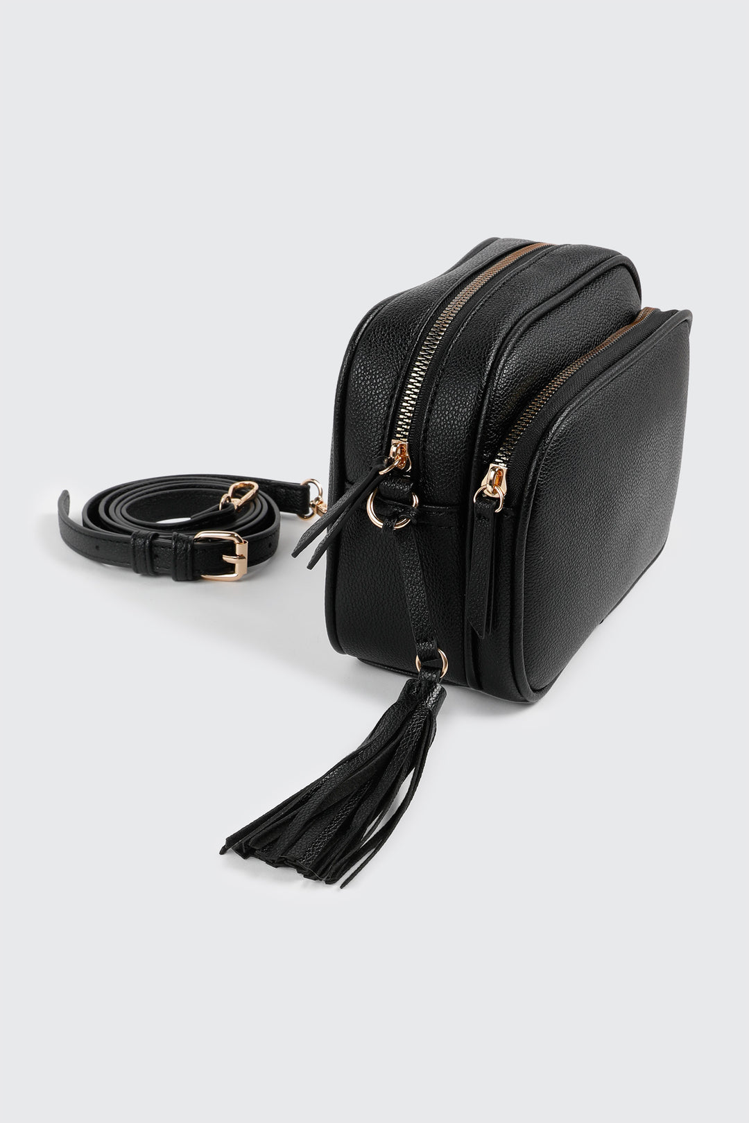 Pebbled PU Crossbody Bag