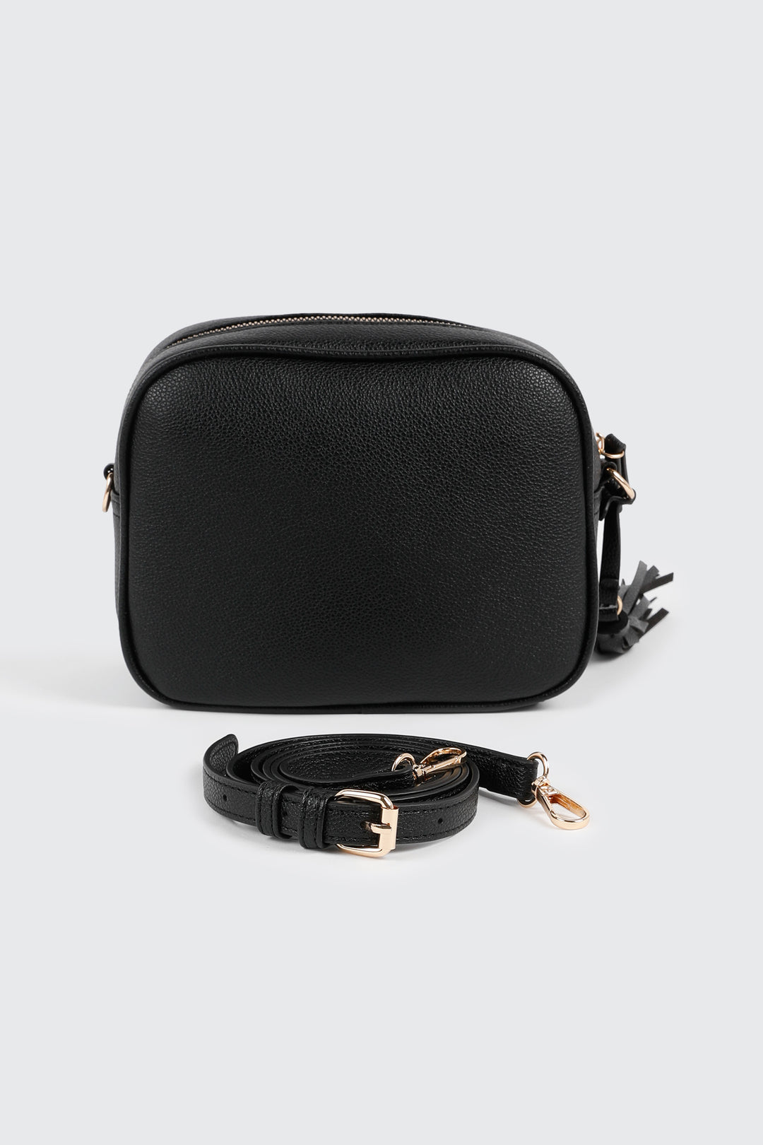 Pebbled PU Crossbody Bag