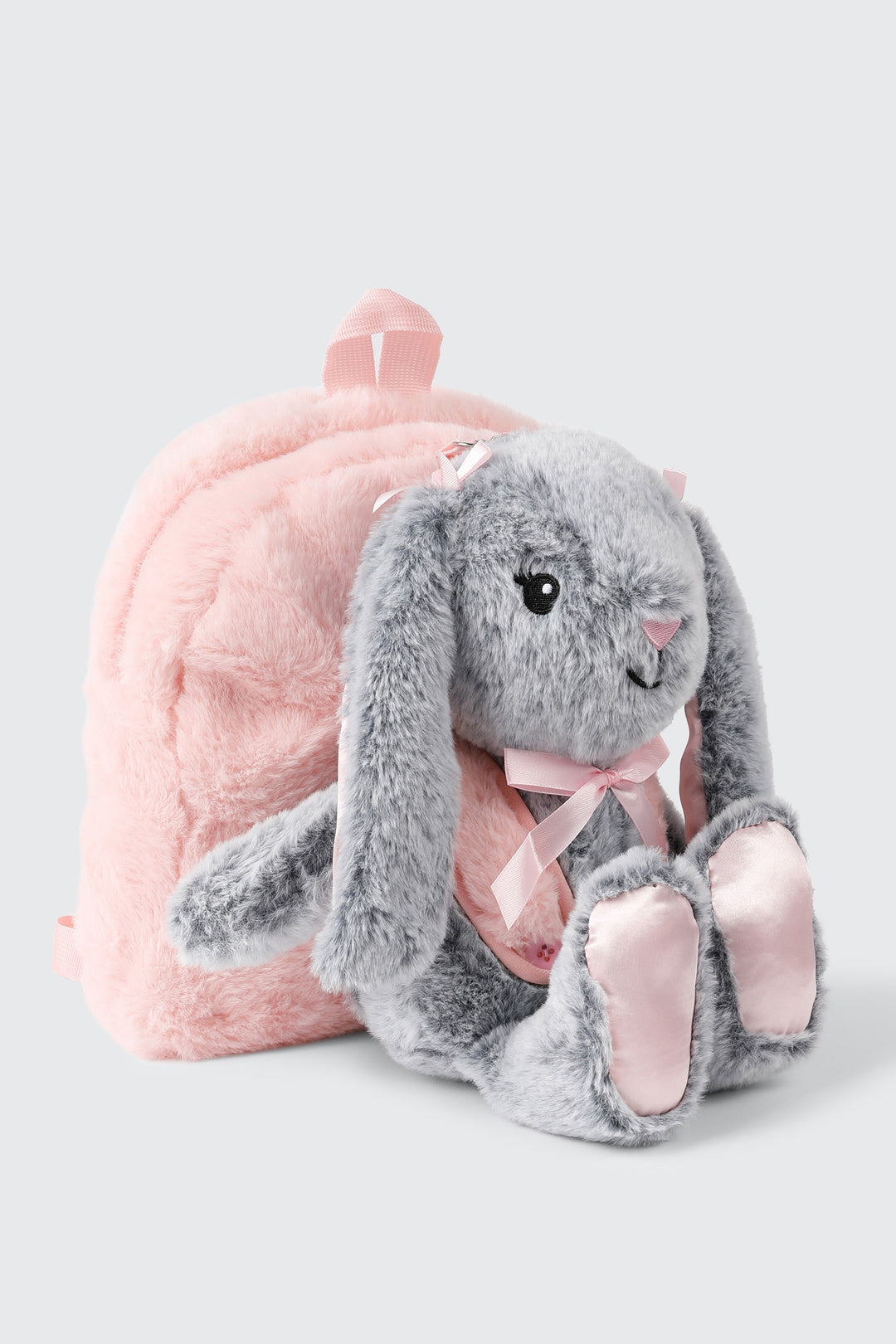 Sac à dos avec lapin en peluche