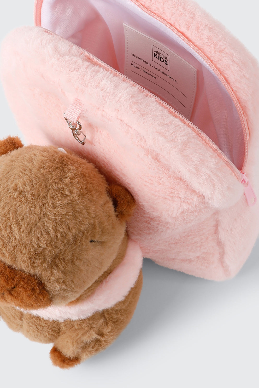 Sac à dos avec capybara en peluche