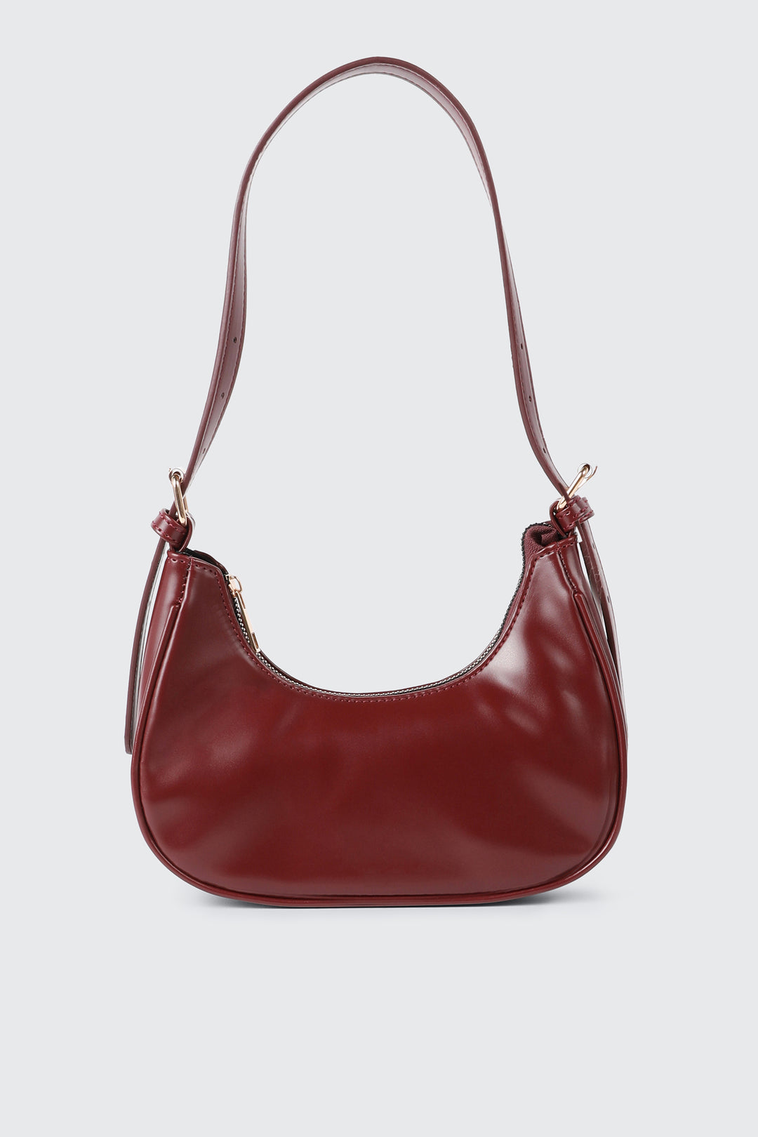 Faux Leather Shoulder Bag