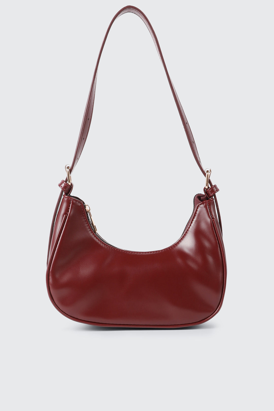 Faux Leather Shoulder Bag