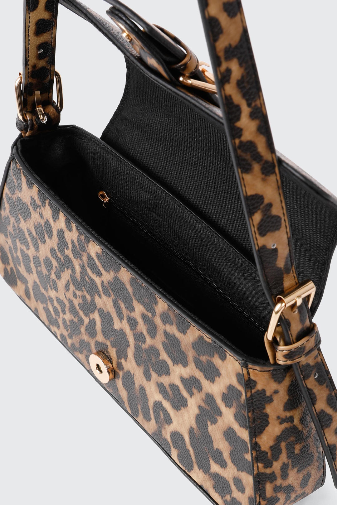 Sac à bandoulière à imprimé léopard