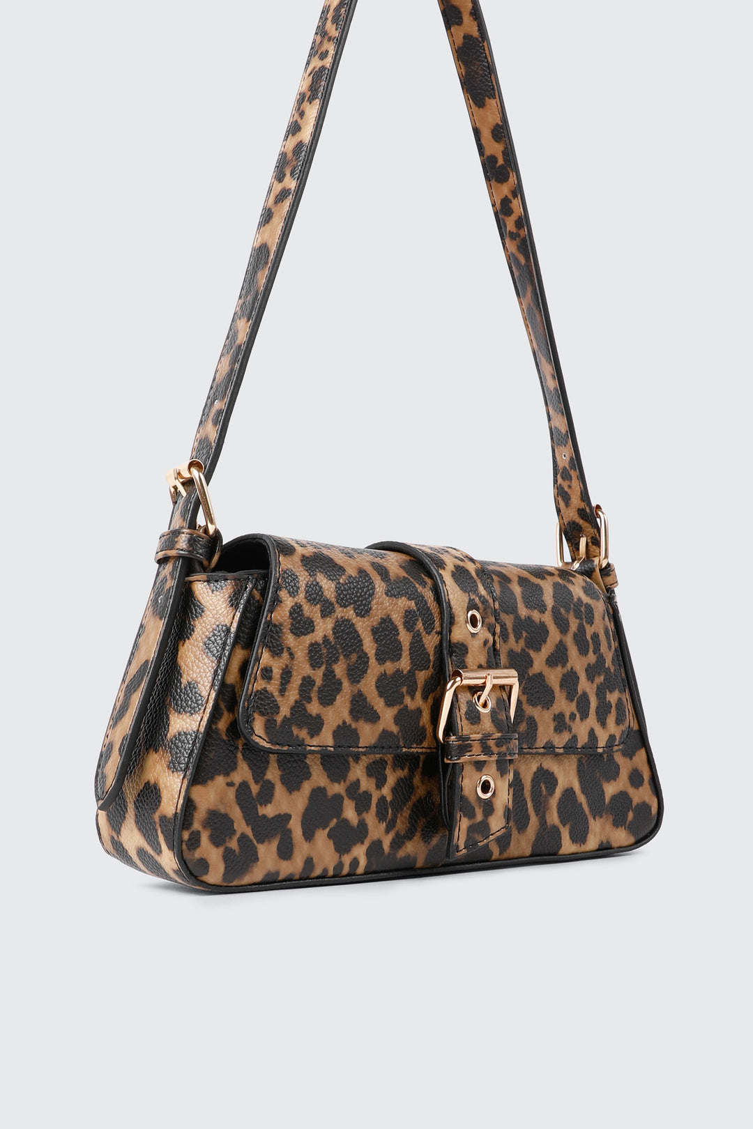 Sac à bandoulière à imprimé léopard