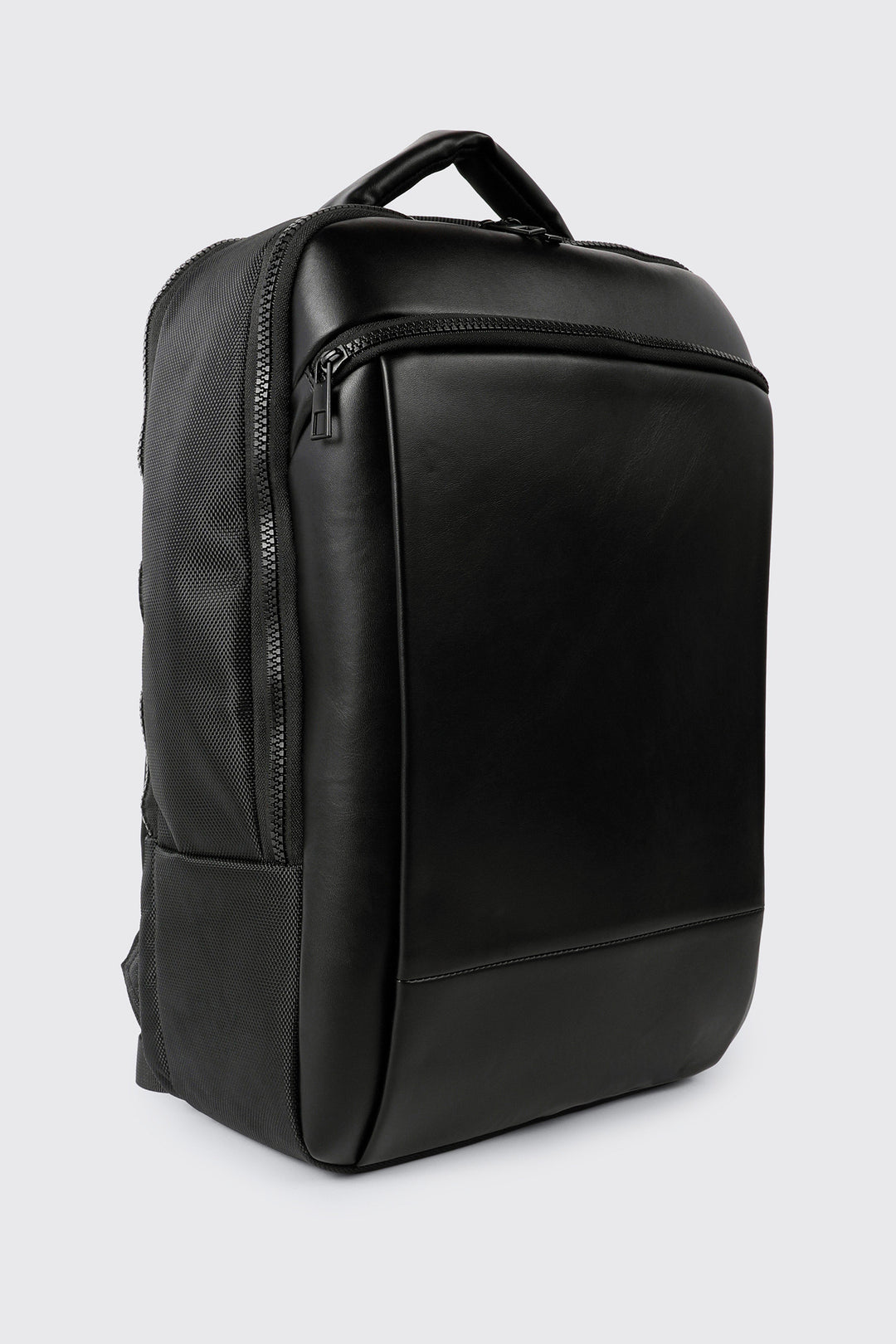 Sac à dos avec empiècements en toile