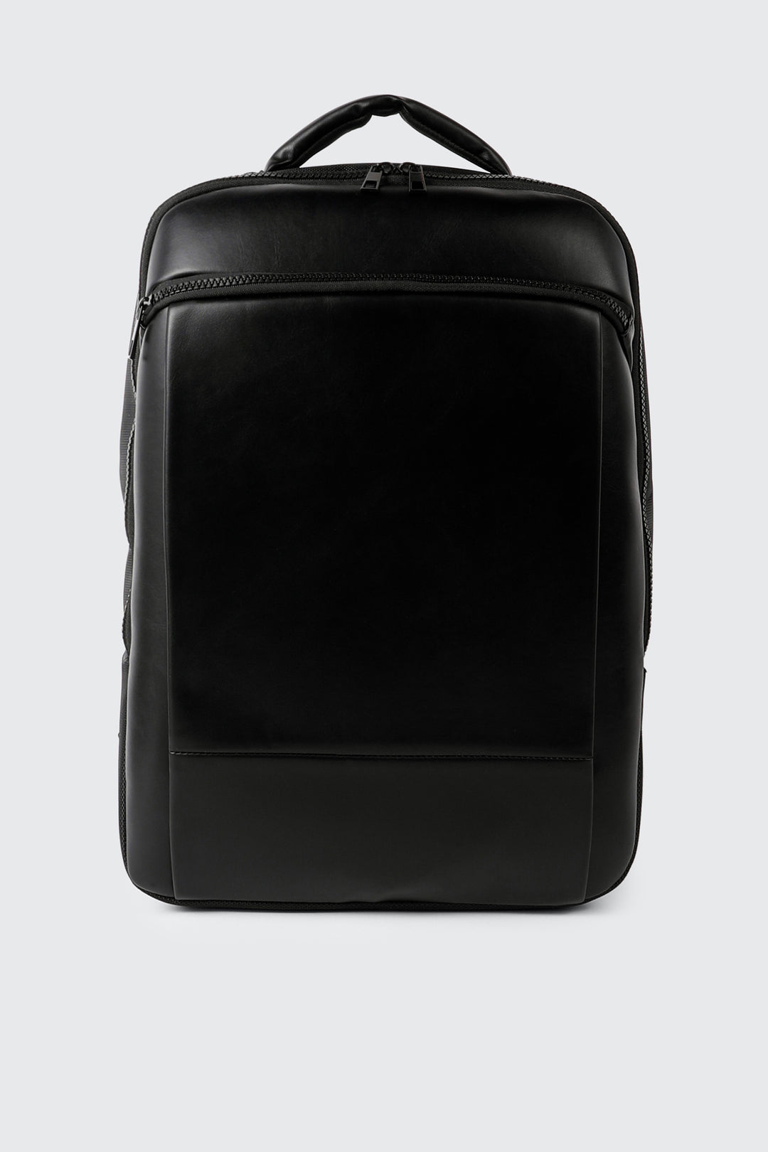 Sac à dos avec empiècements en toile