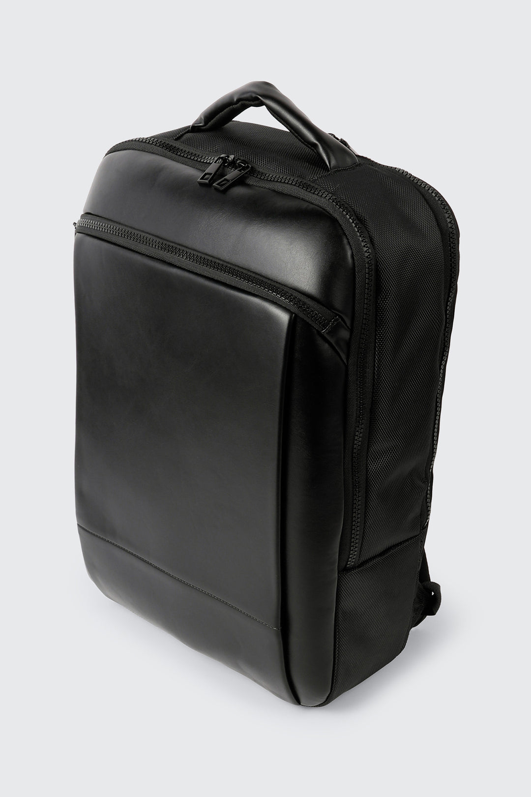 Sac à dos avec empiècements en toile
