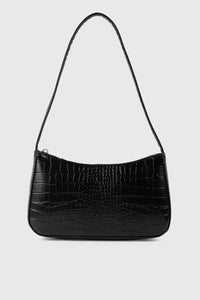 Croco Shoulder Bag